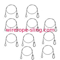 L'usura che resiste all'imbracatura dell'acciaio inossidabile, cavo d'acciaio lancia la sicurezza per illuminazione della fase