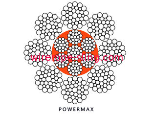 8 x 36WS IWRC - la P non che gira la corda, cavo metallico di rimorchio con il filtro ha attenuato il centro