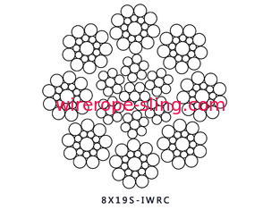 cavo metallico d'acciaio 8x19S per il cavo metallico dell'elevatore del centro commerciale della trazione dell'elevatore