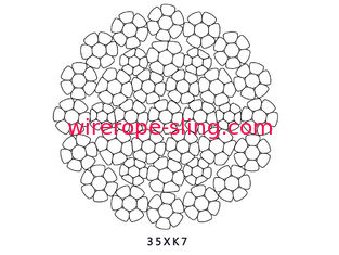 35 la trasmissione interurbana di rotazione non d'acciaio del cavo metallico di X K7 regge il lavoro