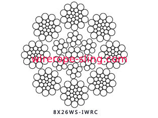 Affatichi il cavo metallico del centro della fibra della resistenza, cavo metallico di Iwrc per caricamento/lo scarico del porto