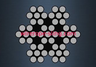 6x7 (6/1) resistenza alla rottura di resistenza della corrosione della fune metallica di filo zincato alta