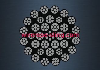 35X7 (6/1) tempo di impiego lungo leggero di fattore di sicurezza della fune metallica di filo zincato grande