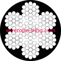 Cavo metallico decorativo giallo, cavo rivestito dell'acciaio inossidabile resistente alla corrosione