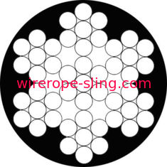 vinile del nero del centro del filo del cavo metallico dell'acciaio inossidabile 7x7 ricoperto per la decorazione del giardino