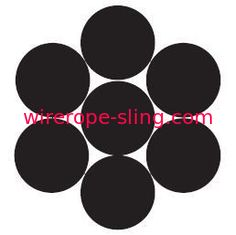 Tipo 316 cavo di sicurezza dell'acciaio inossidabile, norma di BACCANO del cavo metallico degli aerei