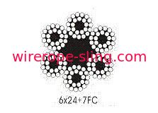 Cavo da pesca in filo di acciaio rotondo da pesca 6 X 24 per ormeggio / sollevamento