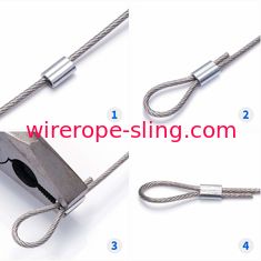 T316 acciaio inossidabile 1/8" cavo metallico degli aerei per cavo che recinta i corredi 200 FT