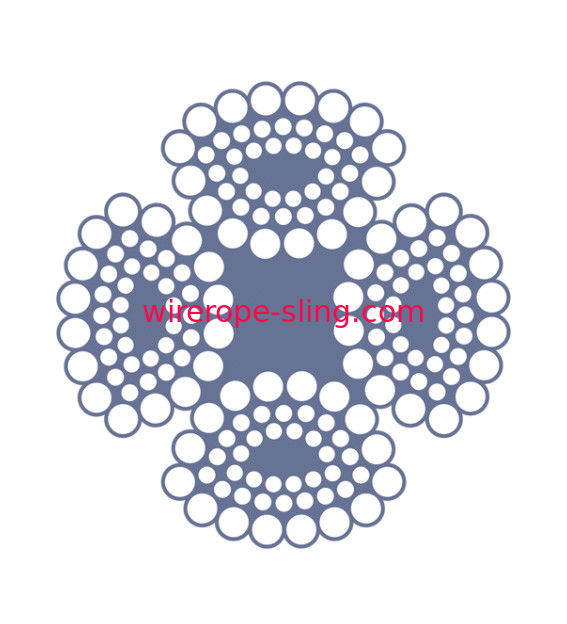 4V * cavo metallico speciale di 39S 5FC, cavo metallico dei terminali dello Swage per pesca dell'olio