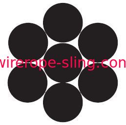 Tipo 316 cavo di sicurezza dell'acciaio inossidabile, norma di BACCANO del cavo metallico degli aerei