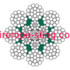 Il cavo metallico d'acciaio LKS 8-1 P del carrello telescopico della gru non dovrebbe usare con la parte girevole