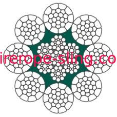 Gru della pinza di presa che solleva i fili esterni d'acciaio galvanizzati del cavo metallico LKS 8-7 CP compressi