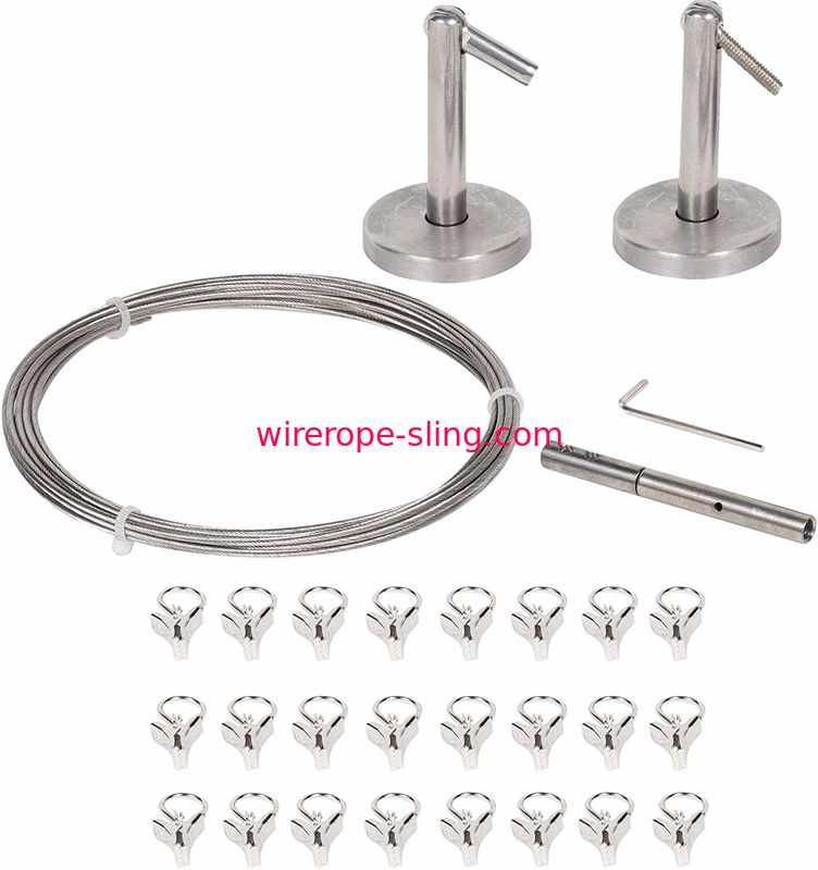 Cavo multiuso stabilito 16,5 2 Piecesy di montaggio dell'acciaio inossidabile del cavo metallico della tenda