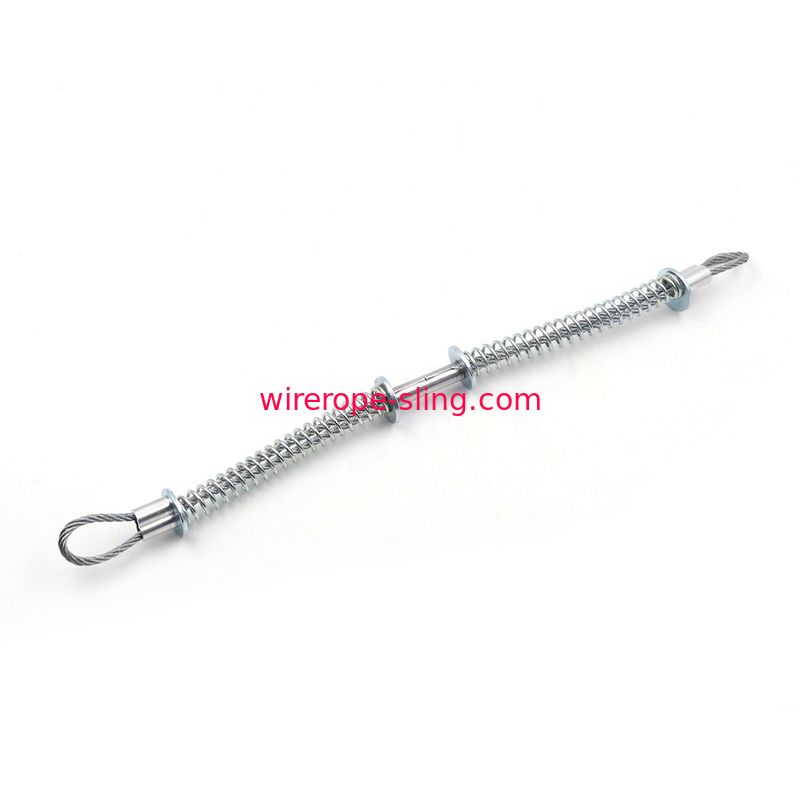 Fissi le imbracature inossidabili del cavo metallico di sartiame 3/8"» controlli della frusta della sicurezza dell'officina *44