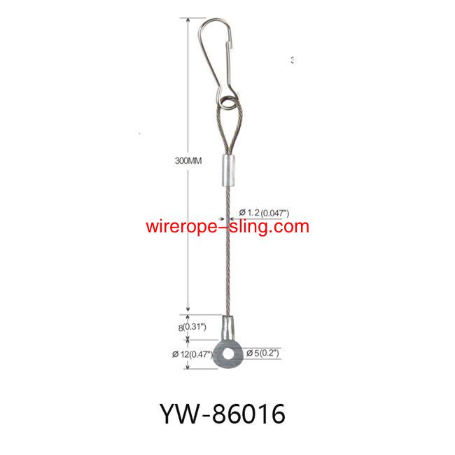 Hardware Fittings Cable Hanging System con M4 Thread femminile Personalizzato YW86014