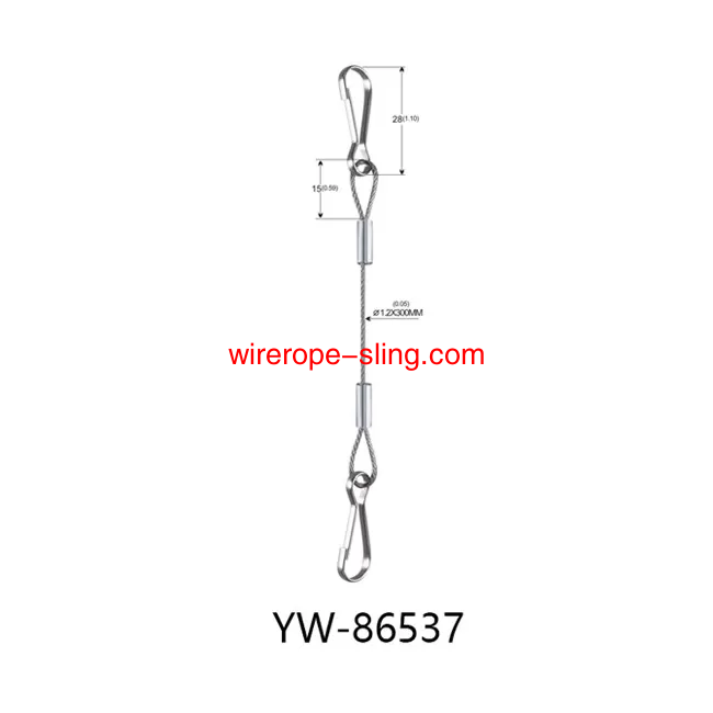 SUS Wire Rope Cable Slings with Dia Casting Stopper